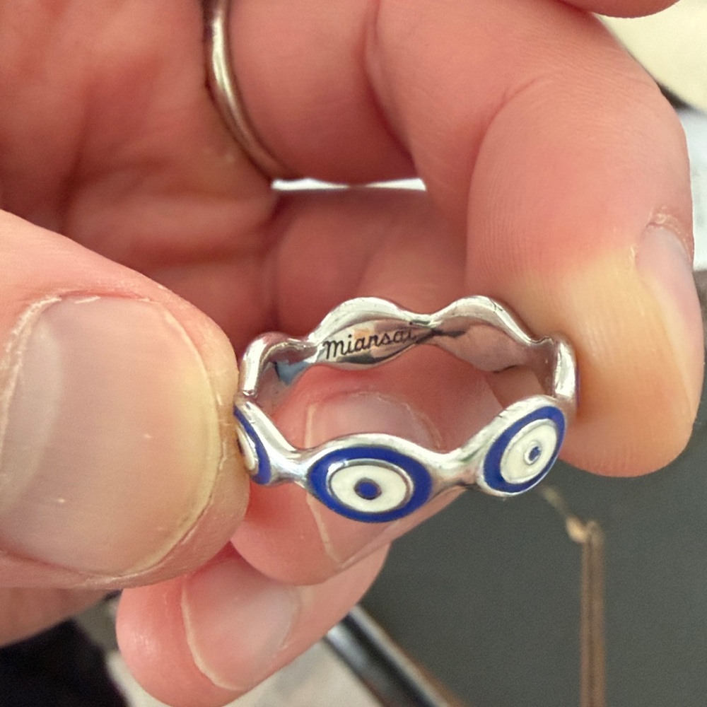 Miansai Blue Eye Ring - Picture 3 of 5